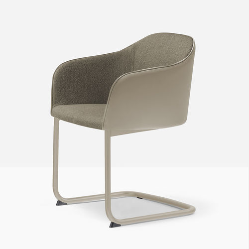 Silla contemporánea - laja 2 882/2 - PEDRALI - de interior / de cuero / de tejido