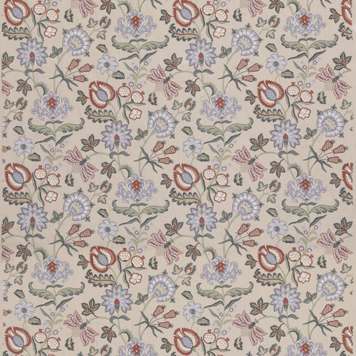 Tela para cortinas - SNOWHILL - GP & J BAKER - con motivos florales / de poliéster / de algodón