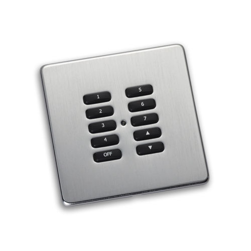 Teclado de control para sistema domótico - RNC-100 - Rako Controls - para iluminación / de pared / inalámbrico