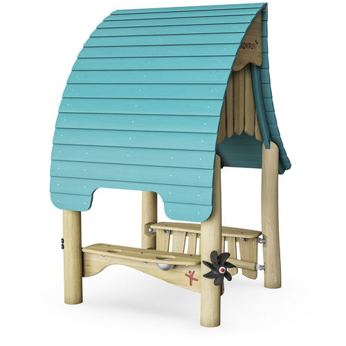 Casa de juegos de exterior - NRO407 - KOMPAN - para suelo