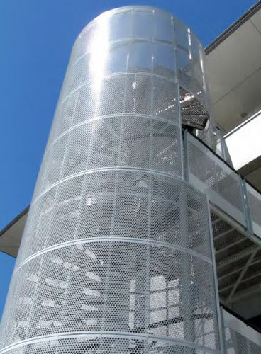 Escalera de caracol - GANTOIS Industries - estructura de metal / con