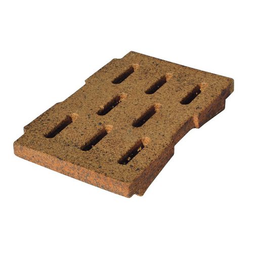 Rejilla de rebosadero de cerámica - NATURAL - TERRAKLINKER - GRES DE BREDA - para piscina