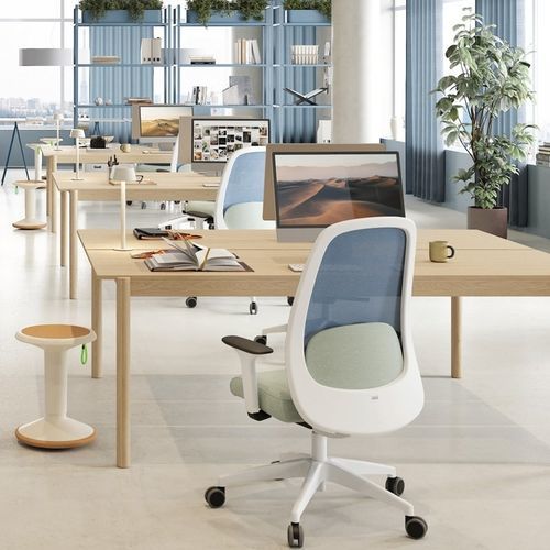Silla de oficina contemporánea - HEJIS3 - Interstuhl Büromöbel GmbH & Co. KG - de interior / de tejido / con base metálica