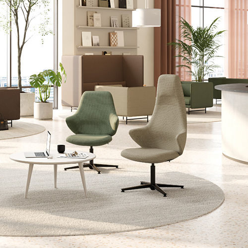 Sillón contemporáneo - CHECKIS3 - Interstuhl Büromöbel GmbH & Co. KG - de tejido / de metal / con respaldo alto