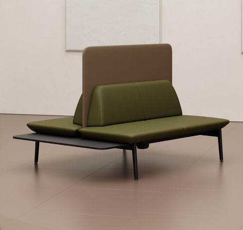 Banqueta modular - Genaya - Kusch & Co - contemporánea / de tejido / con base metálica