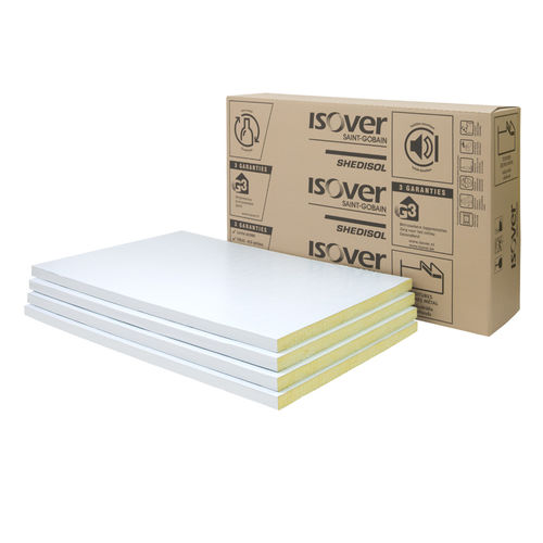 Aislante térmico - Shedisol Lumière A2 - ISOVER SAINT-GOBAIN - de lana de vidrio / tipo panel rígido / para interior