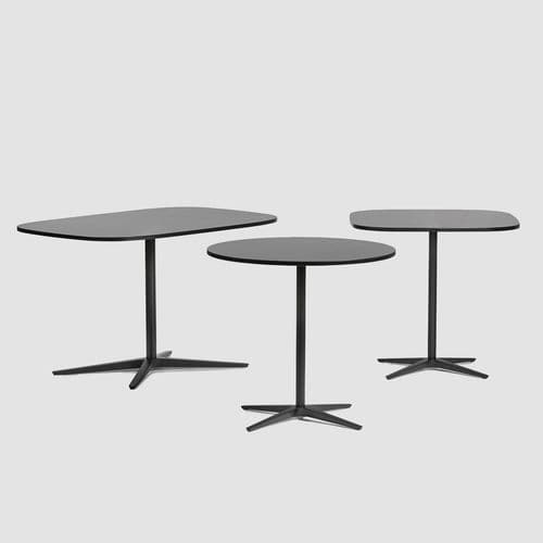 Mesa contemporánea - CLUB Table - Bene GmbH - de chapa de madera / de melamina / con base metálica