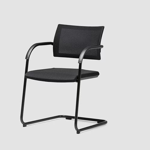 Silla de visita de diseño minimalista - B_CAUSE - Bene GmbH - de interior / de plástico / de tejido