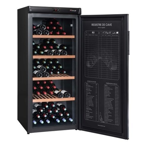 Vinoteca de envejecimiento - RESERVE185 - Groupe Climadiff - instalación libre / de metal / con puerta opaca