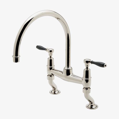 Grifo bimando de repisa - EAKM04 - Waterworks - de metal cromado / de