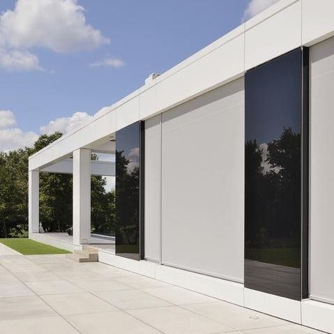 Estor enrollable - FIXSCREEN® 150  - RENSON - para veranda / de tejido / de exterior