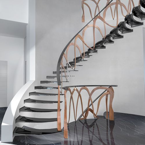 Escalera helicoidal - SKY-SCREW - Siller Stairs - contemporánea