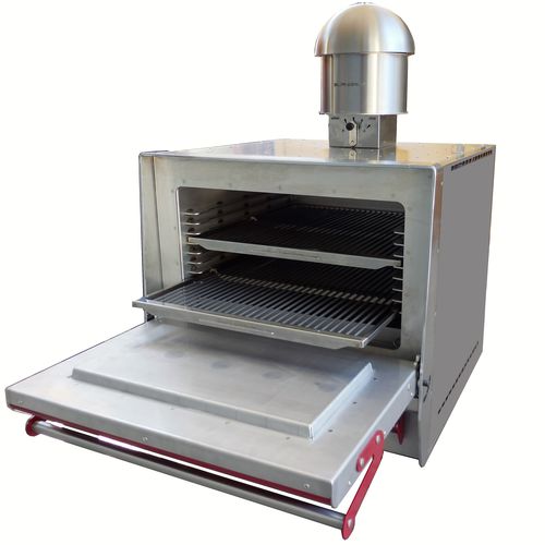 Horno profesional - BRASA 700 - ELANGRILL - de carbón / asador / colocación libre