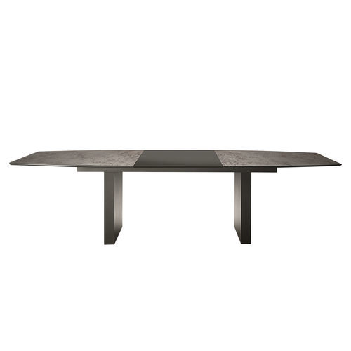 Mesa contemporánea - BULL - ORSENIGO - de MDF / de cerámica / con base metálica