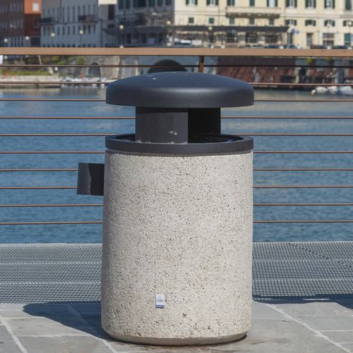 cubo de basura público - Calzolari