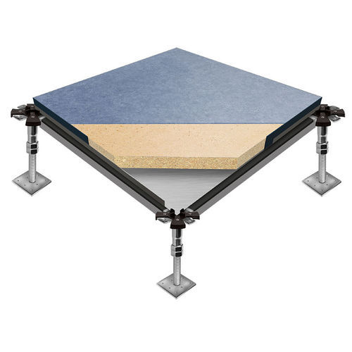 Suelo técnico de madera - BANK 35/05 - ACCESS FLOOR POLYGROUP - de acero / de acero galvanizado / de cerámica
