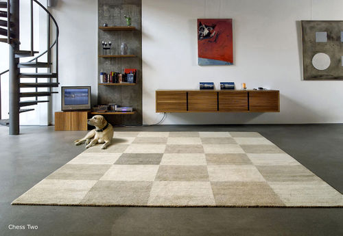 Alfombra contemporánea - Chess - DESIGNERCARPETS Drechsle - a cuadros / de cáñamo / de lana