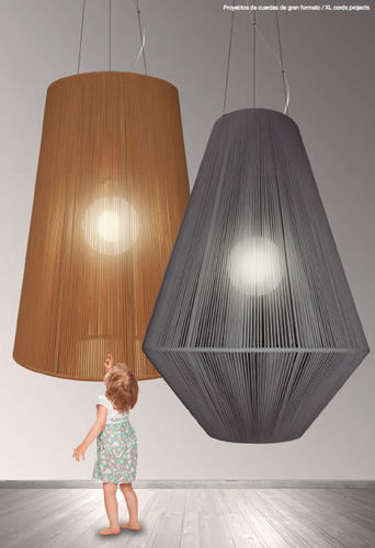 Lámpara suspendida - XL - Ole! Lighting - de cuerda / contemporánea / inalámbrica