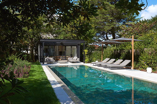 Piscina enterrada - COULOIR DE NAGE ARCHITECTE BIARRITZ - PISCINES