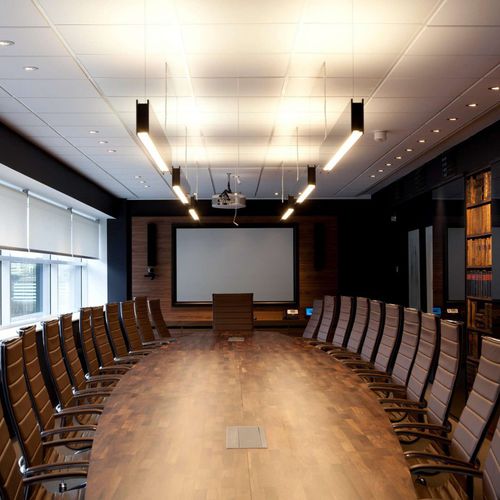 Luminaria suspendida - CAMAY S - Intra Lighting d.o.o. - fluorescente / lineal / de aluminio extruido