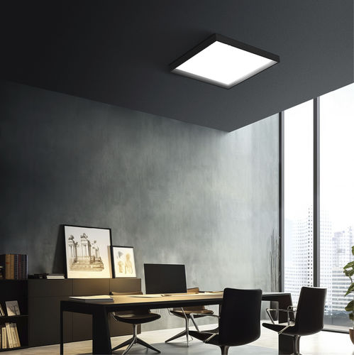 Plafón contemporáneo - TARA_Q - LINEA LIGHT GROUP - cuadrado / rectangular / de aluminio