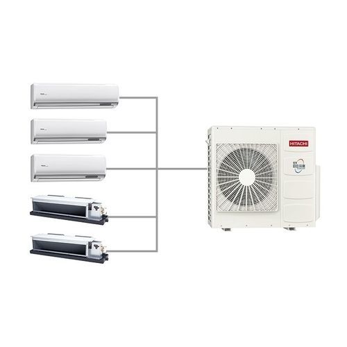 Aire acondicionado de pared - NP Series - HITACHI - multisplit / residencial / reversible