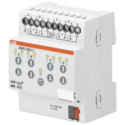 Actuador de persiana KNX - JA/S4.SMI.1M - ABB Home and Building Automation - persiana / para uso residencial / en riel DIN