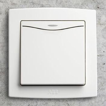 Interruptor basculante - Concept bs - ABB Home and Building Automation - empotrable / de policarbonato / contemporáneo