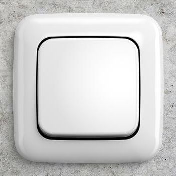 Interruptor basculante - Reflex SI/SI Linear - ABB Home and Building Automation - empotrable / de termoplástico / contemporáneo