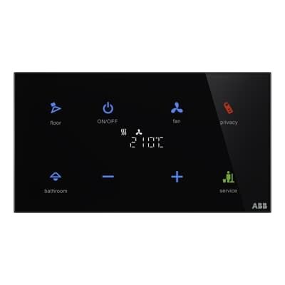 Sistema domótico para interiores - ABB tacteo® - ABB Home and Building Automation - para calefacción / para la seguridad / para climatización