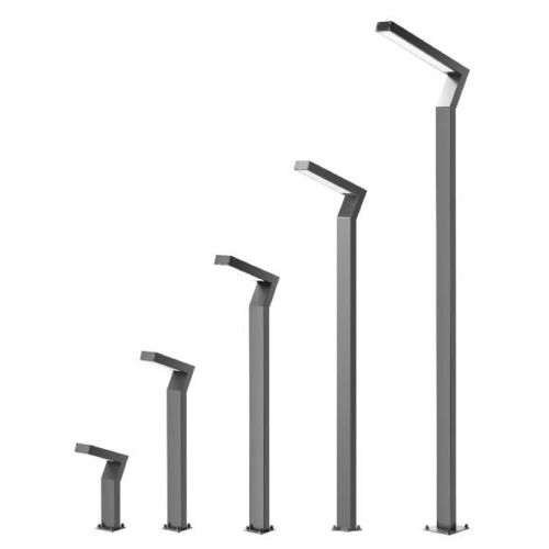 Farola urbana - KADET LO - Elmarco Technika Świetlna Sp. z o.o. Sp. k. - de jardín / contemporánea / de aluminio