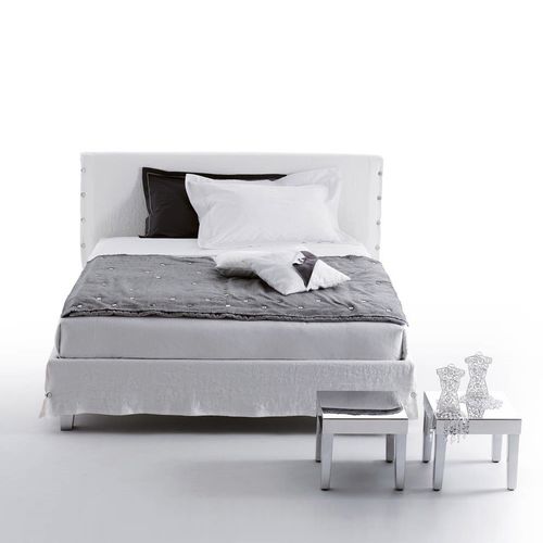 Cama de matrimonio - WHITE - HORM - individual / contemporánea / tapizada