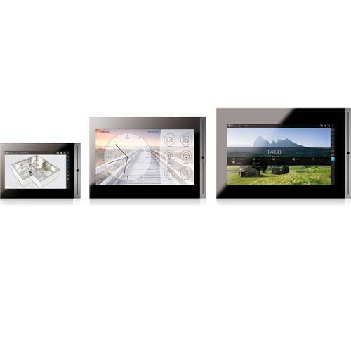 Pantalla táctil para instalación domótica multifunción - TOUCHZONE - DIVUS. Show it. Control it. - para sistema domótico audio / para sistemas multimedia / para sistema de edificio inteligente