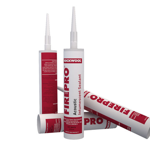 Masilla de plástico - INTUMESCENT  - ROCKWOOL - a base de resina acrílica / para impermeabilización / de protección