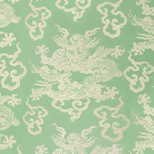 Tela para cortinas - SECOND DYNASTY : DRAGON KING - JIM THOMPSON - con motivos decorativos / de algodón / de lino