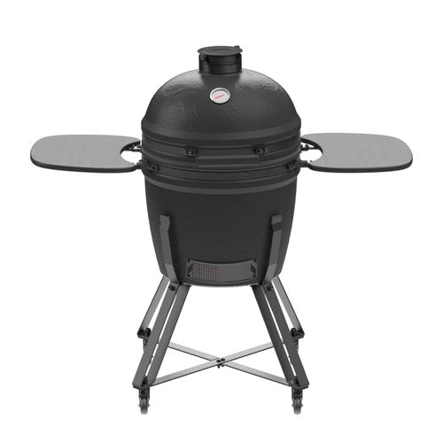 Barbacoa de carbón - Kamal 60/XL matte - BARBECOOK - con ruedas / acero inoxidable / de cerámica