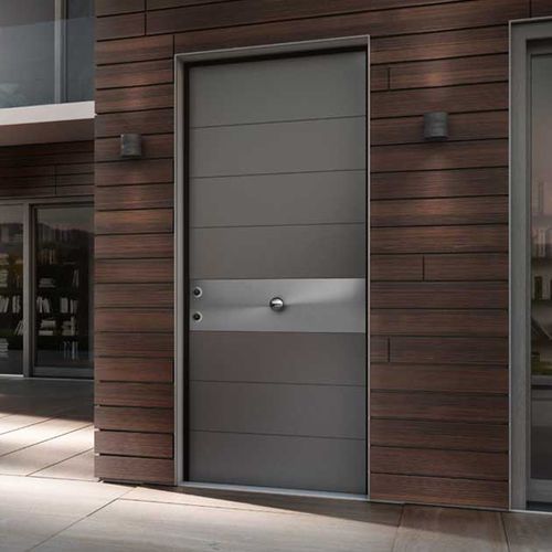 Puerta de entrada - METALLUM : INCISO 01 | 02 - COCIF SOCIETA' COOPERATIVA - de madera / de aluminio / abatible