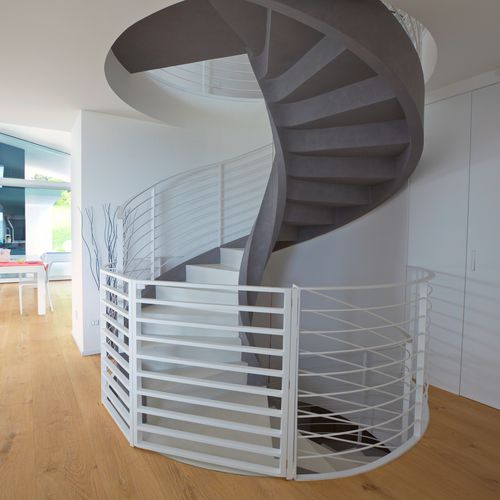 Escalera de caracol - ELI CA 06 - RIZZI - estructura de hormigón / con