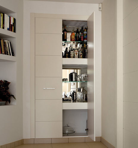 Puerta de armario de madera maciza - 5000 - CIPRIANI SERRAMENTI - de