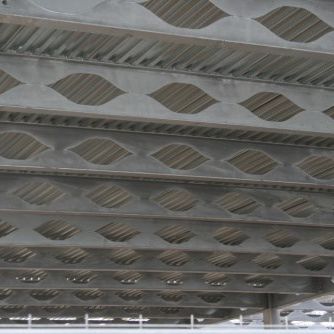 Viga de acero - ANGELINA - ARCELORMITTAL Long - en I / alveolar / para