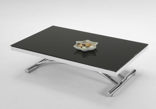 Mesa contemporánea - DUPLEX - steiner - de madera barnizada / rectangular / plegable