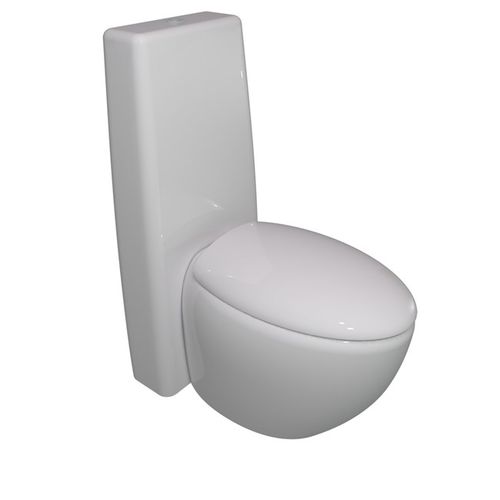 WC de pie - TOWC01-TOCIMBL - GSG Ceramic Design - monobloque / back to wall / de cerámica