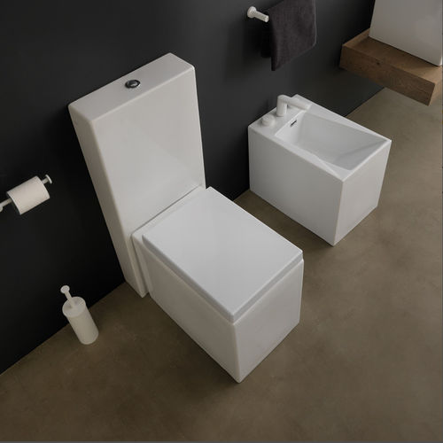 WC de pie - OZCIMBL-OZWC01 - GSG Ceramic Design - monobloque / back to wall / de cerámica