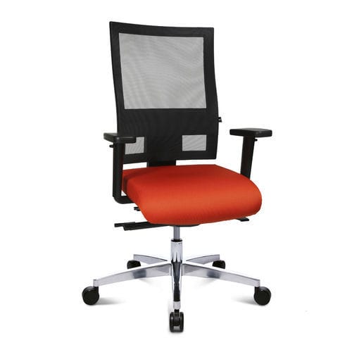 Sillón de oficina contemporáneo - SITNESS 60 - Topstar - de malla / de metal / negro