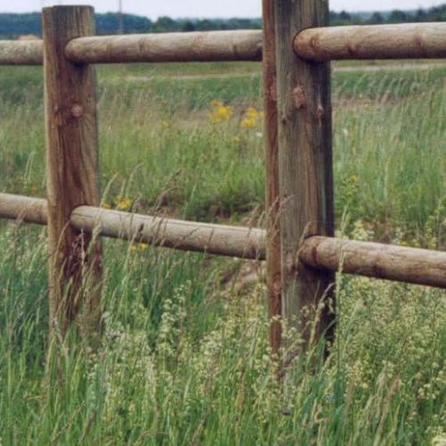 Valla con barrotes - CYLINDRIQUE APPUI DOUBLE - Rondino - de jardín / para zonas verdes / para el paso de bicicletas
