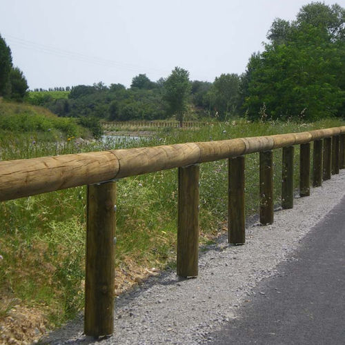 Valla para el paso de bicicletas - VAUVERT : 1 LISSE - APPUI MIXTE C100 - Rondino - con barrotes / de jardín / para espacio público