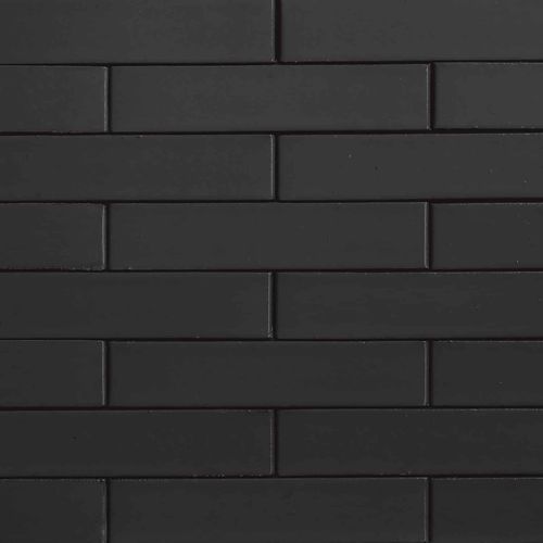 Ladrillo hueco - NEGRO Onyx - La Paloma Cerámicas - esmaltado / para fachada / para muro interior