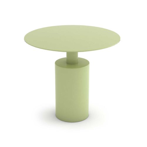 Mesa contemporánea - SHE & HE - ALTEK ITALIA DESIGN - de material laminado / de HPL / con base metálica