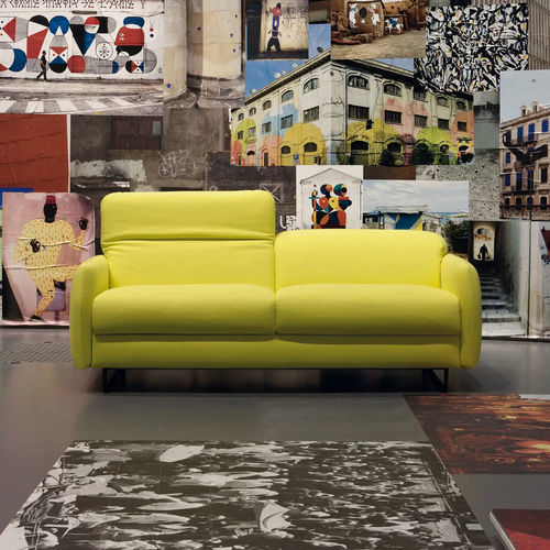 Sofá cama - Plan - Campeggi - contemporáneo / de tejido / gris