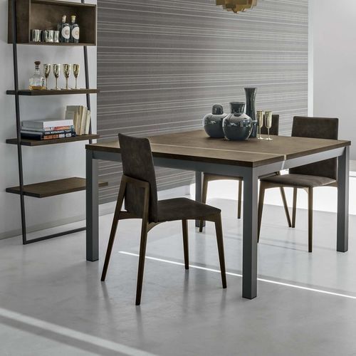 Mesa contemporánea - Infinity - TOMASELLA INDUSTRIA MOBILI - de roble / con base de madera lacada / rectangular